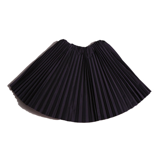 girls dark purple pleated taffeta skirt