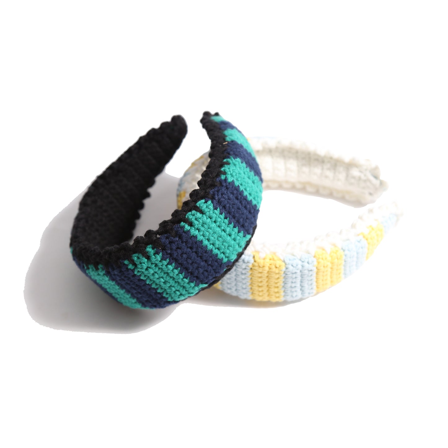 COLORBLOCK CROCHET HEADBAND