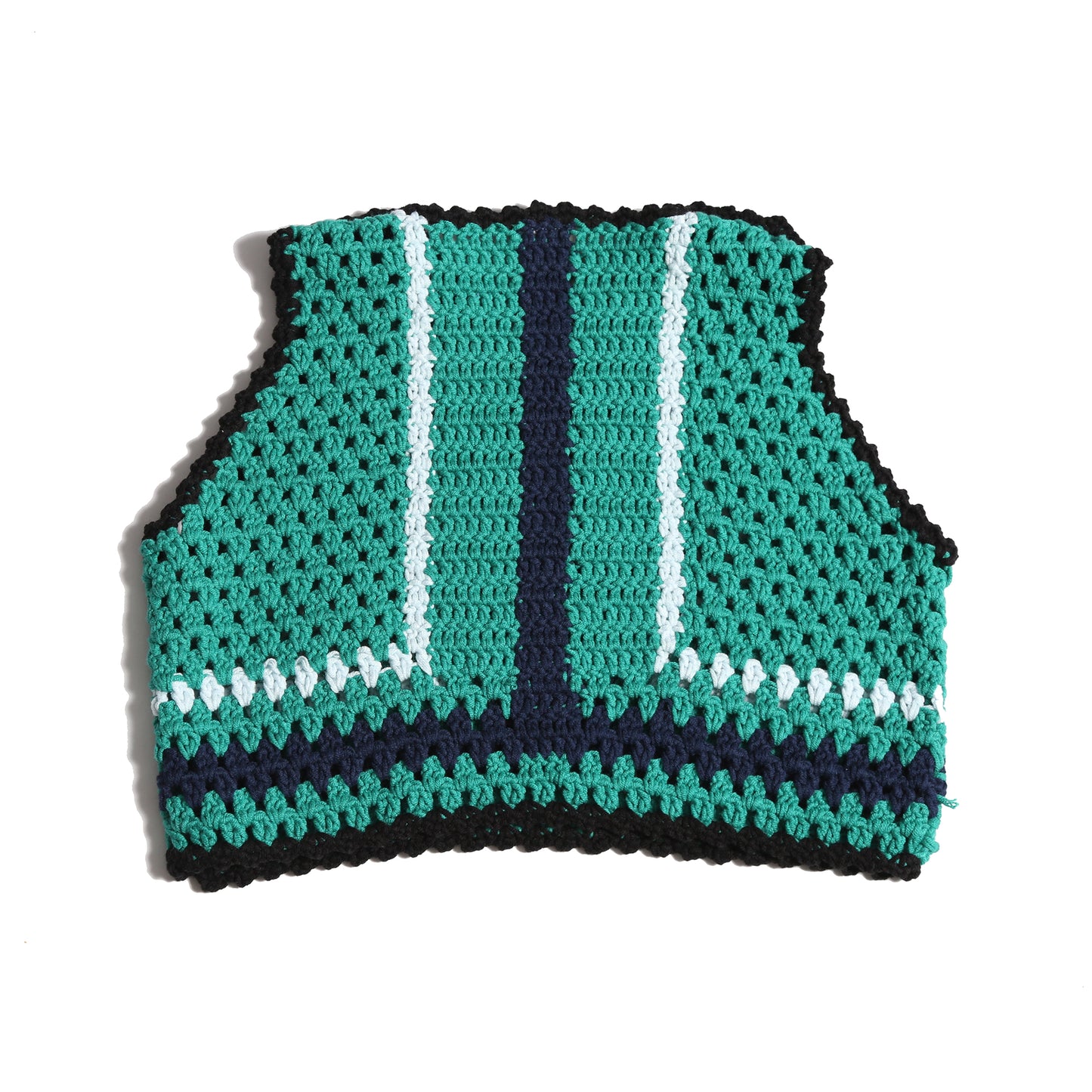 PIPER COLORBLOCK CROCHET VEST