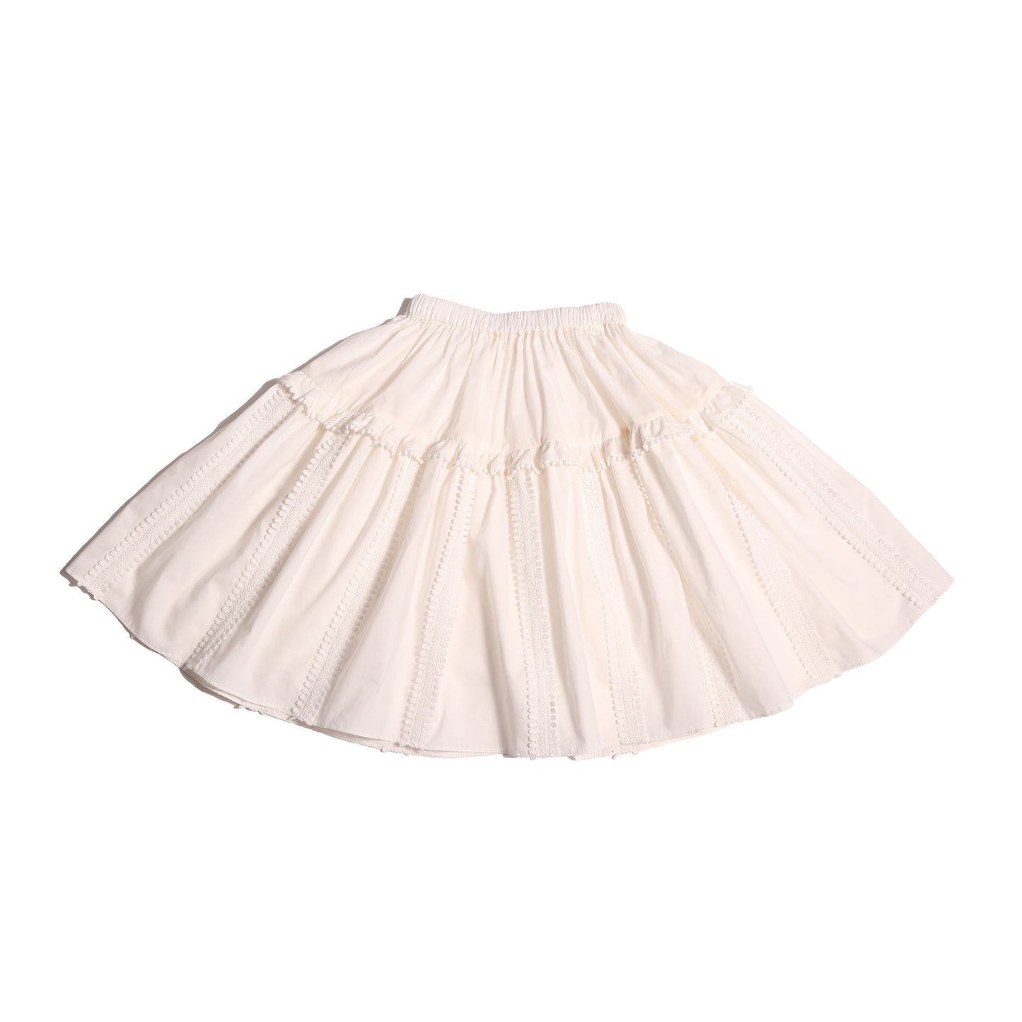 PEARL DROPPED WAIST SKIRT