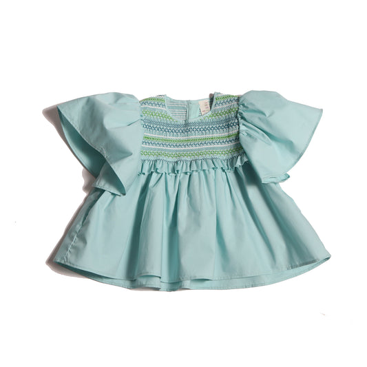 SOFIA SMOCKED BLOUSE