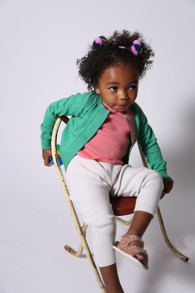 BABY CLASSIC CREW NECK CARDI