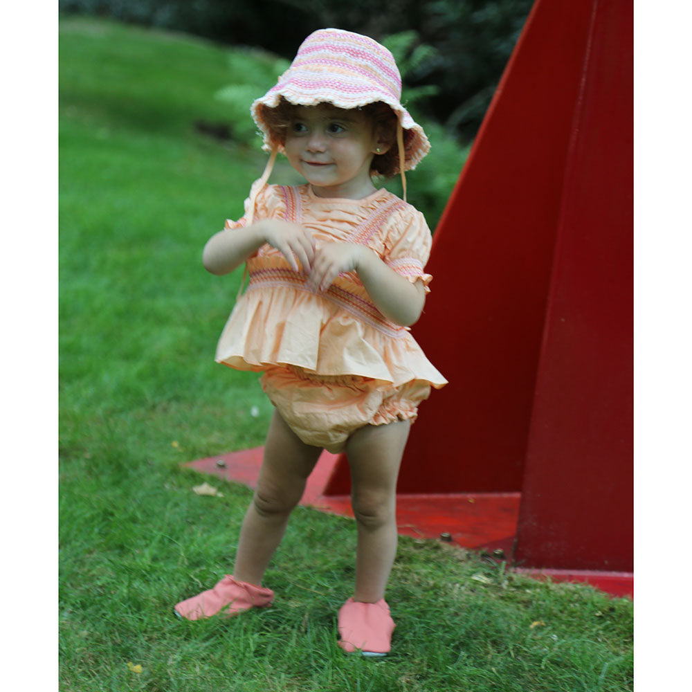 BABY PIA SUNRAY SMOCKED BLOUSE