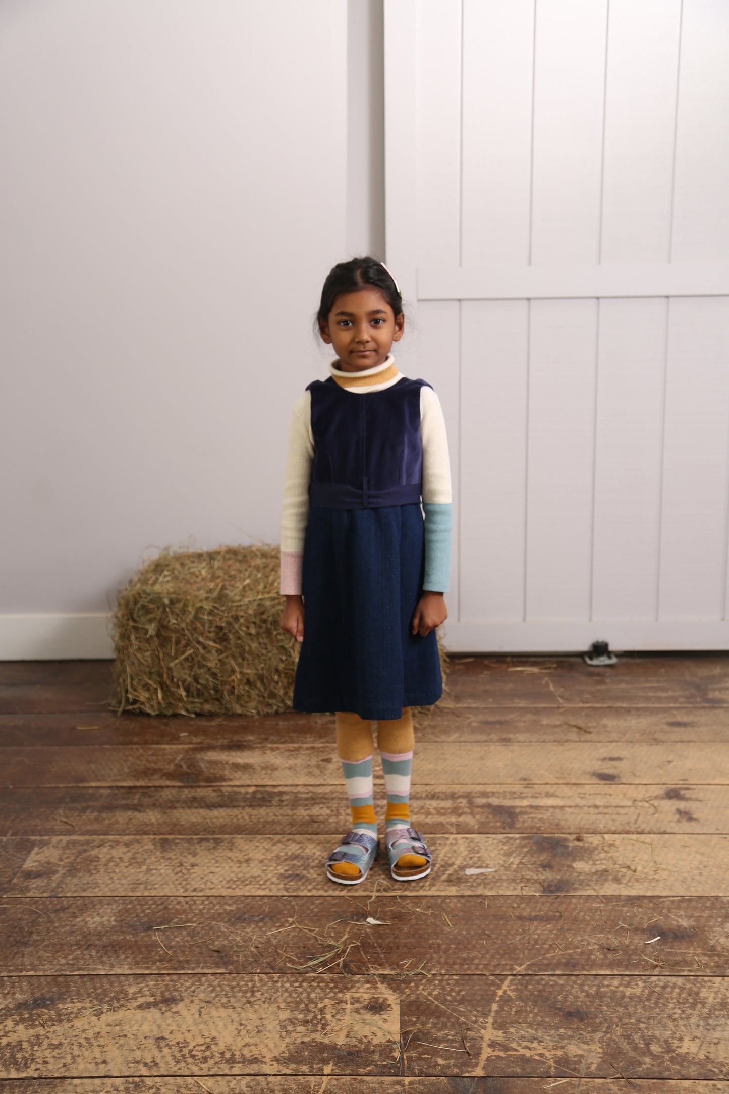 KELLY PATCHWORK PINAFORE