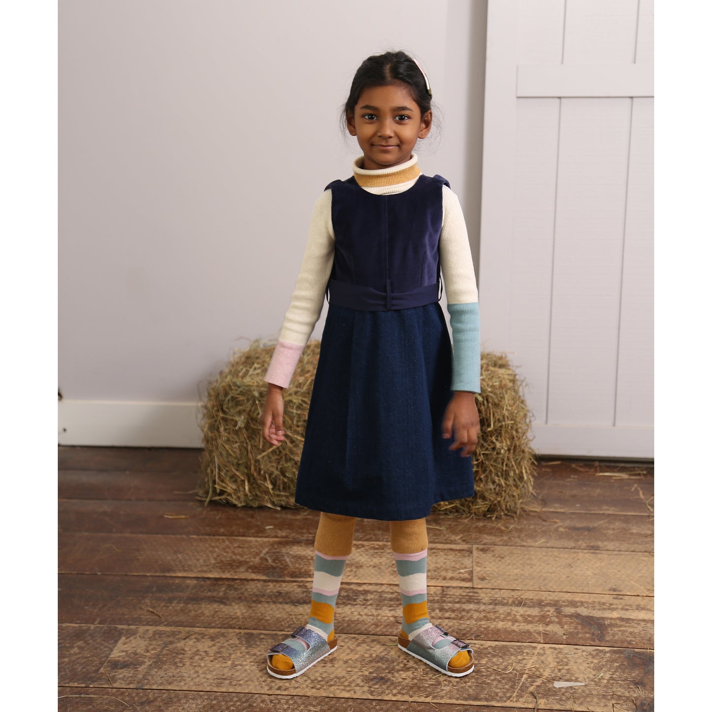 KELLY PATCHWORK PINAFORE