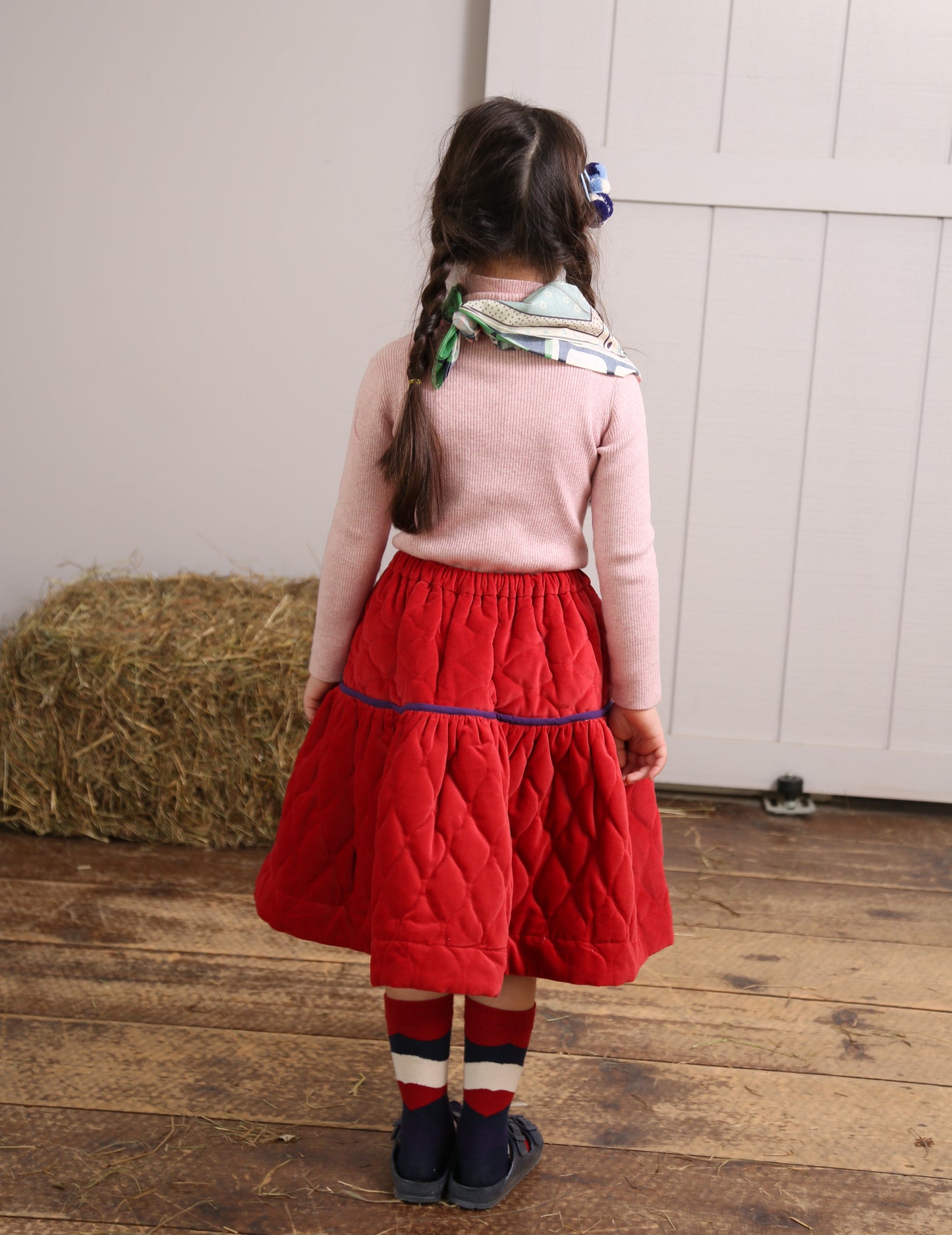 CLARA GATHERED SKIRT