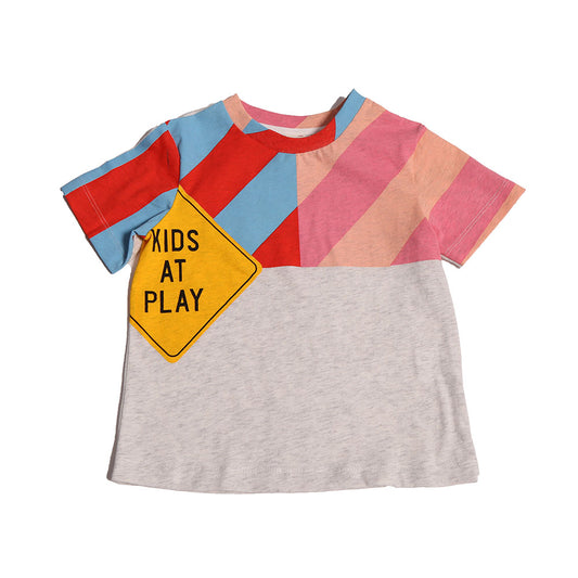 CAUTION KIDS AT PLAY GRAPHIC TEE