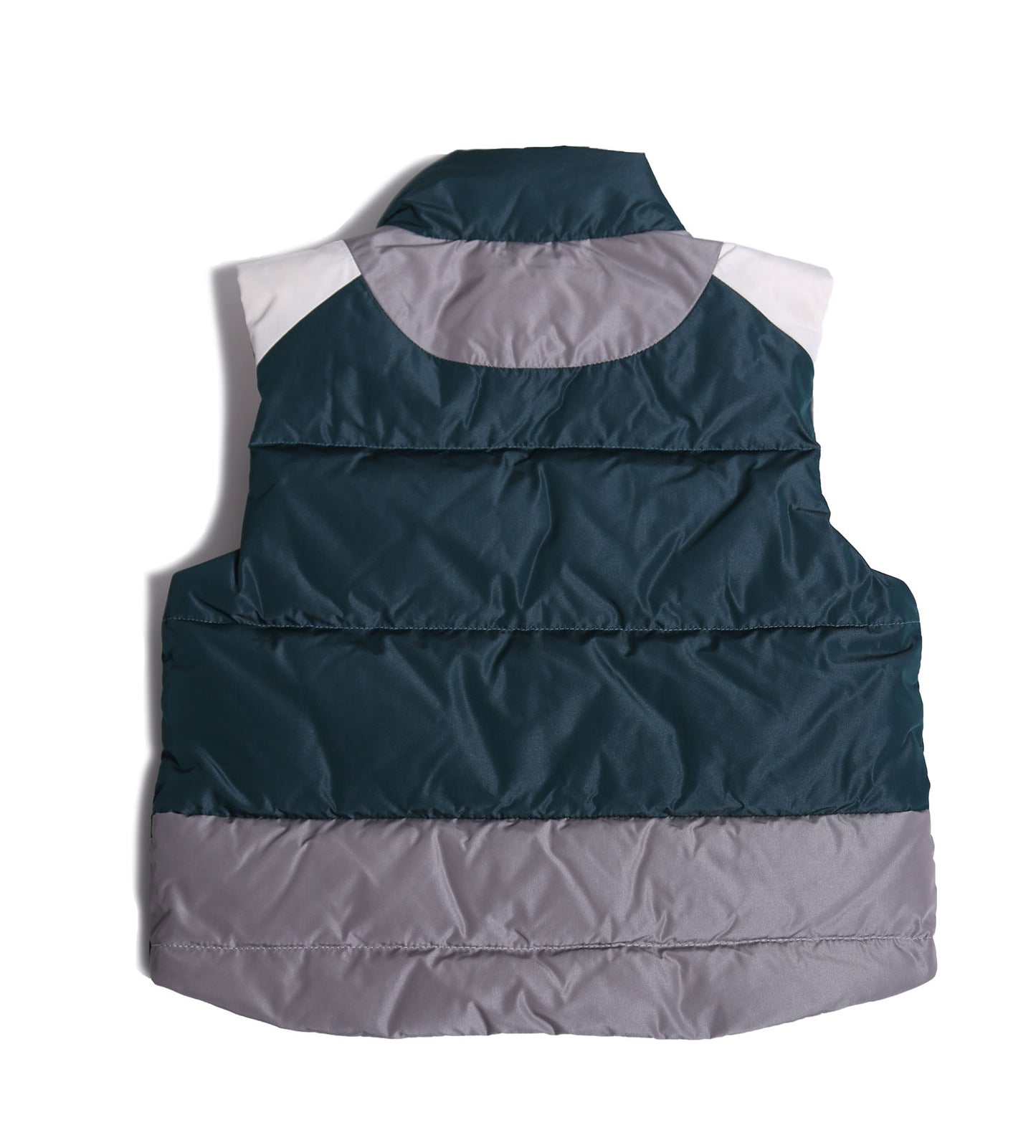 PATCHWORK DOWN FILLED VEST