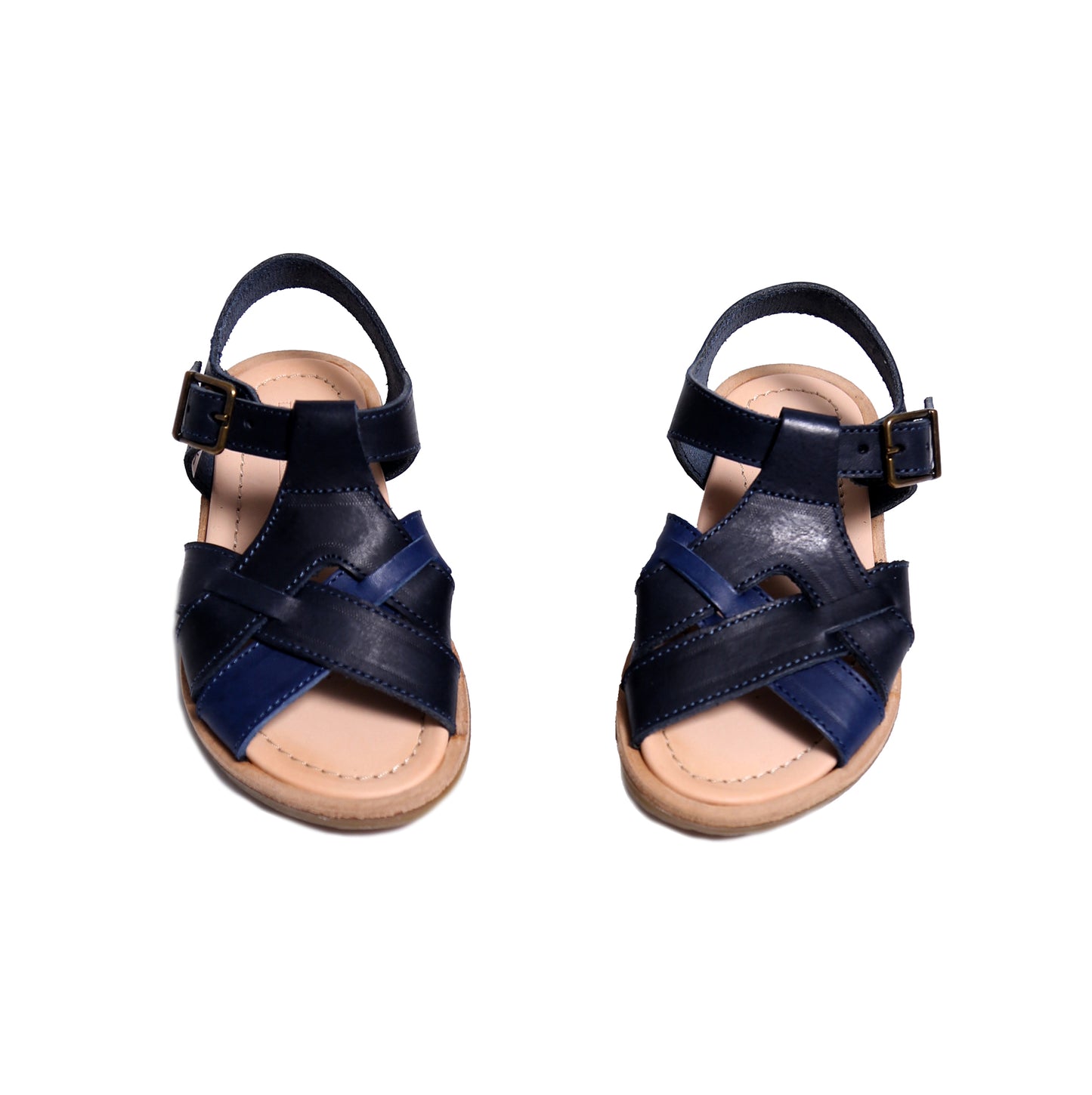 DUO-TONE BRAIDED SANDAL