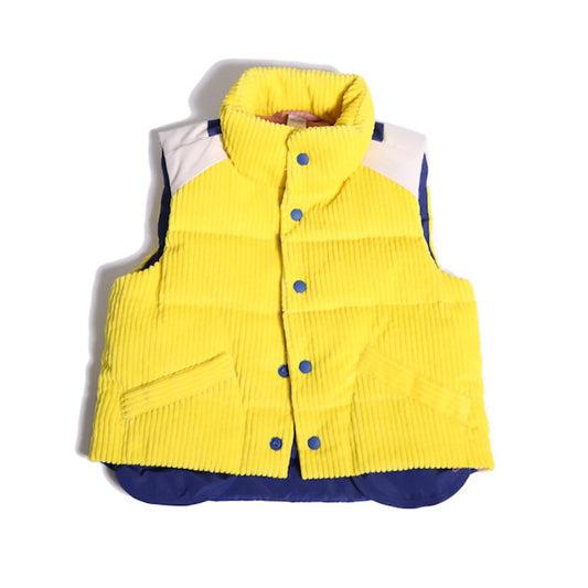 PATCHWORK DOWN FILLED VEST