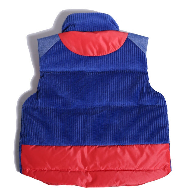 PATCHWORK DOWN FILLED VEST