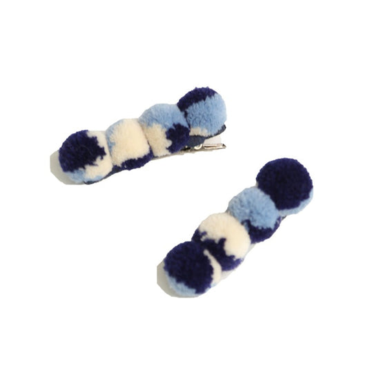 CATERPILLAR HAIR CLIPS (SET OF 2)