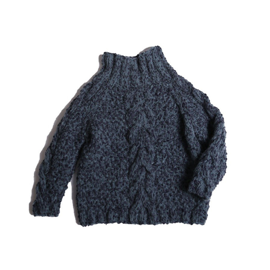 LANCASTER CABLED TURTLENECK