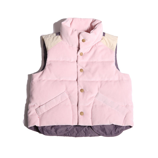 PATCHWORK DOWN FILLED VEST