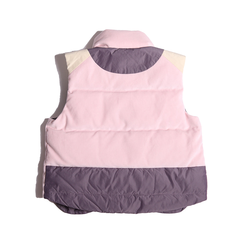 PATCHWORK DOWN FILLED VEST