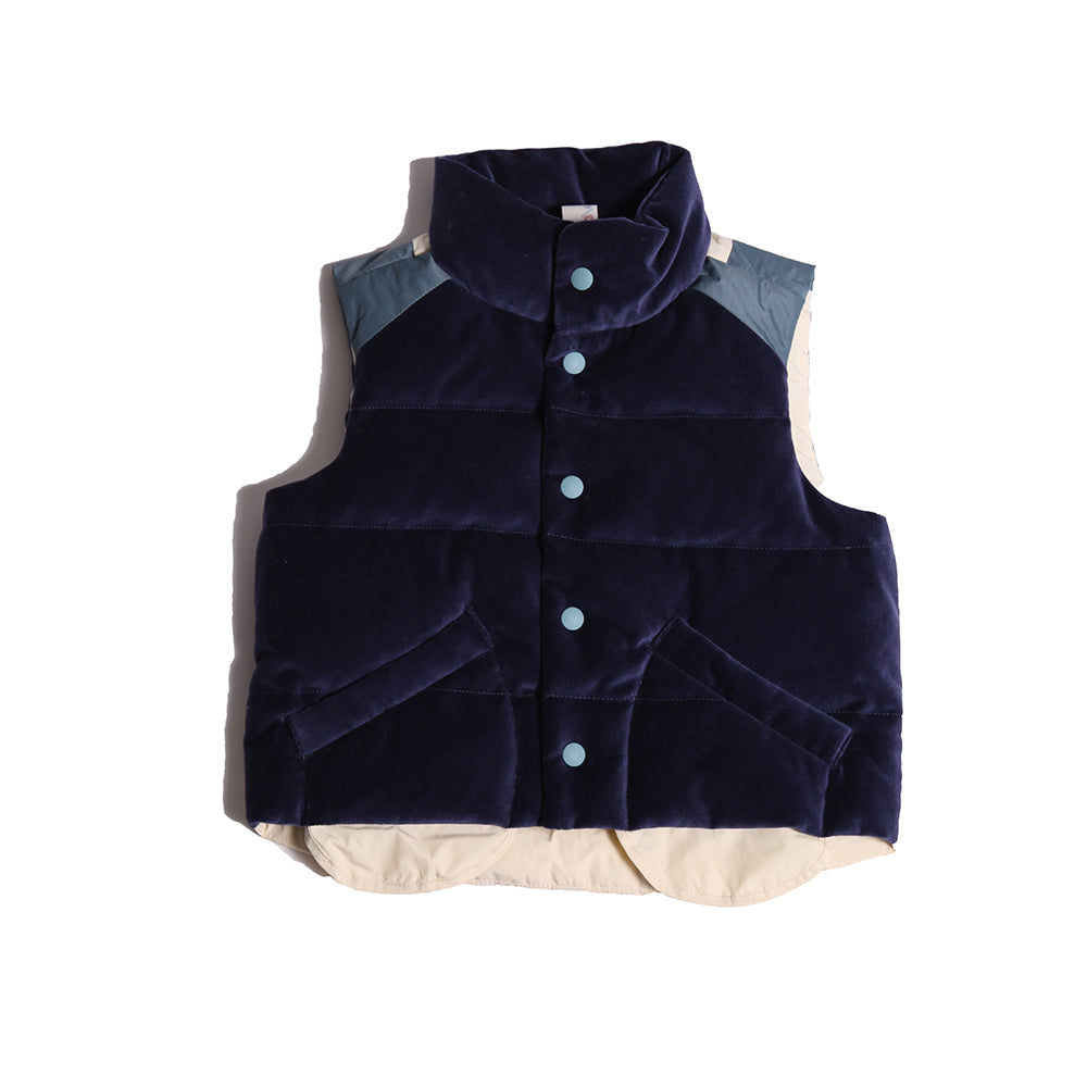 PATCHWORK DOWN FILLED VEST