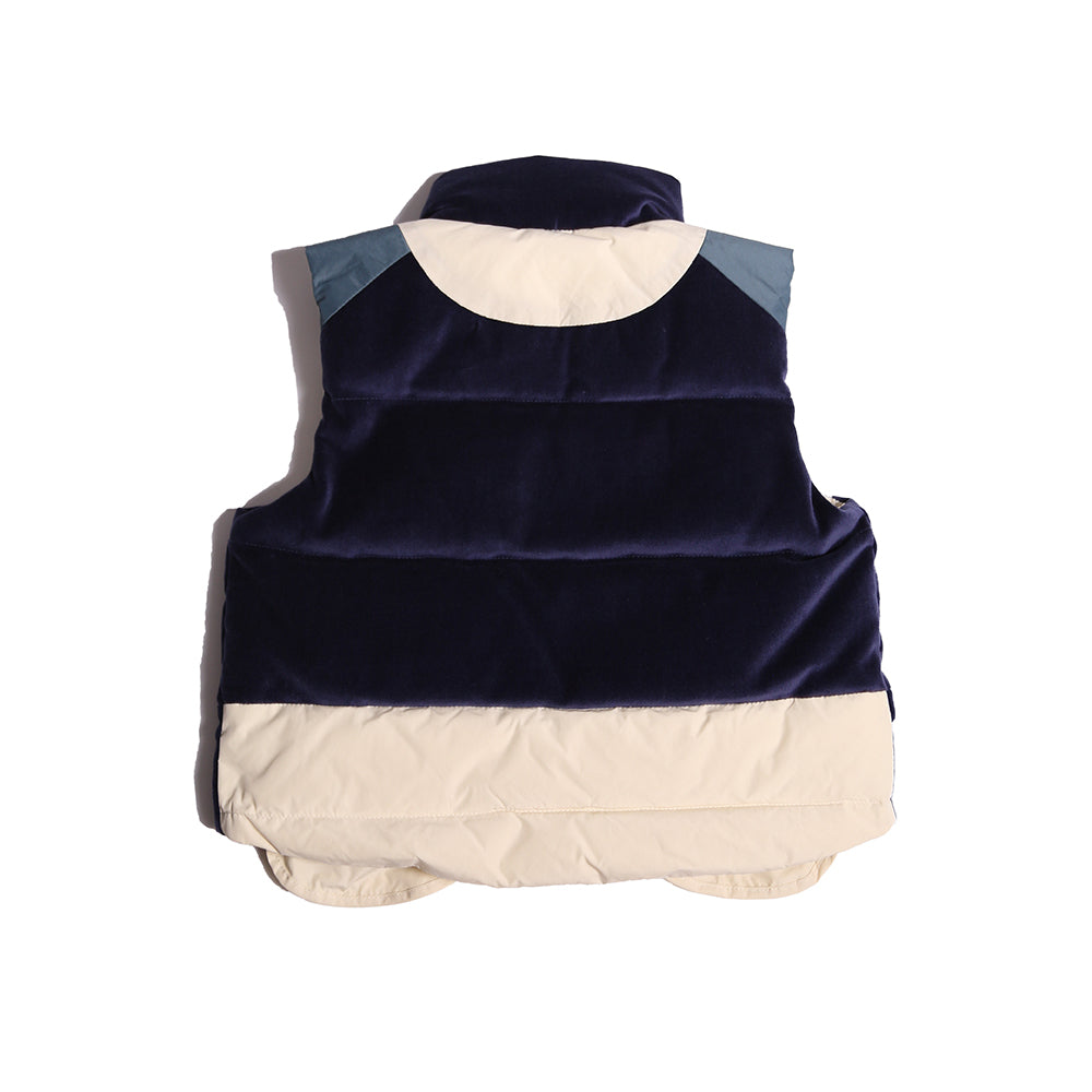 PATCHWORK DOWN FILLED VEST