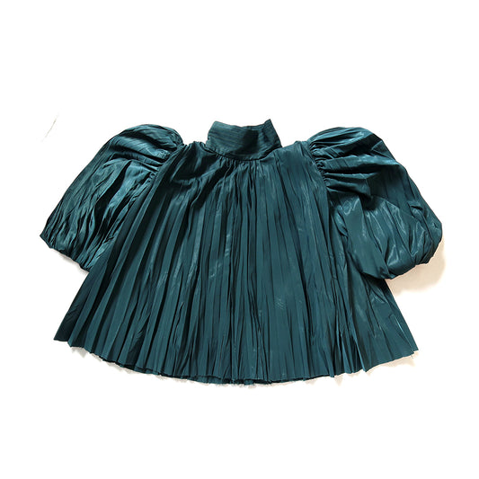 GENOVEVA PLEATED BLOUSE