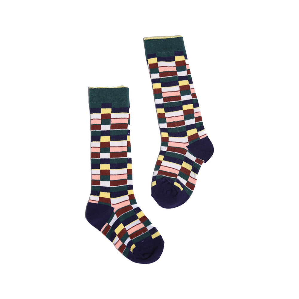 SAMUEL INTARSIA KNEE SOCKS