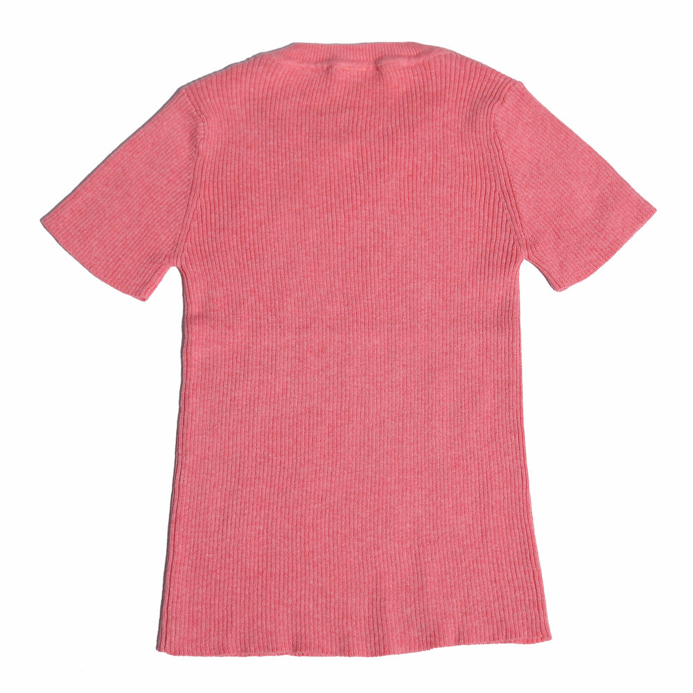 BABY SHORT SLEEVE RIBBED CREW NECK