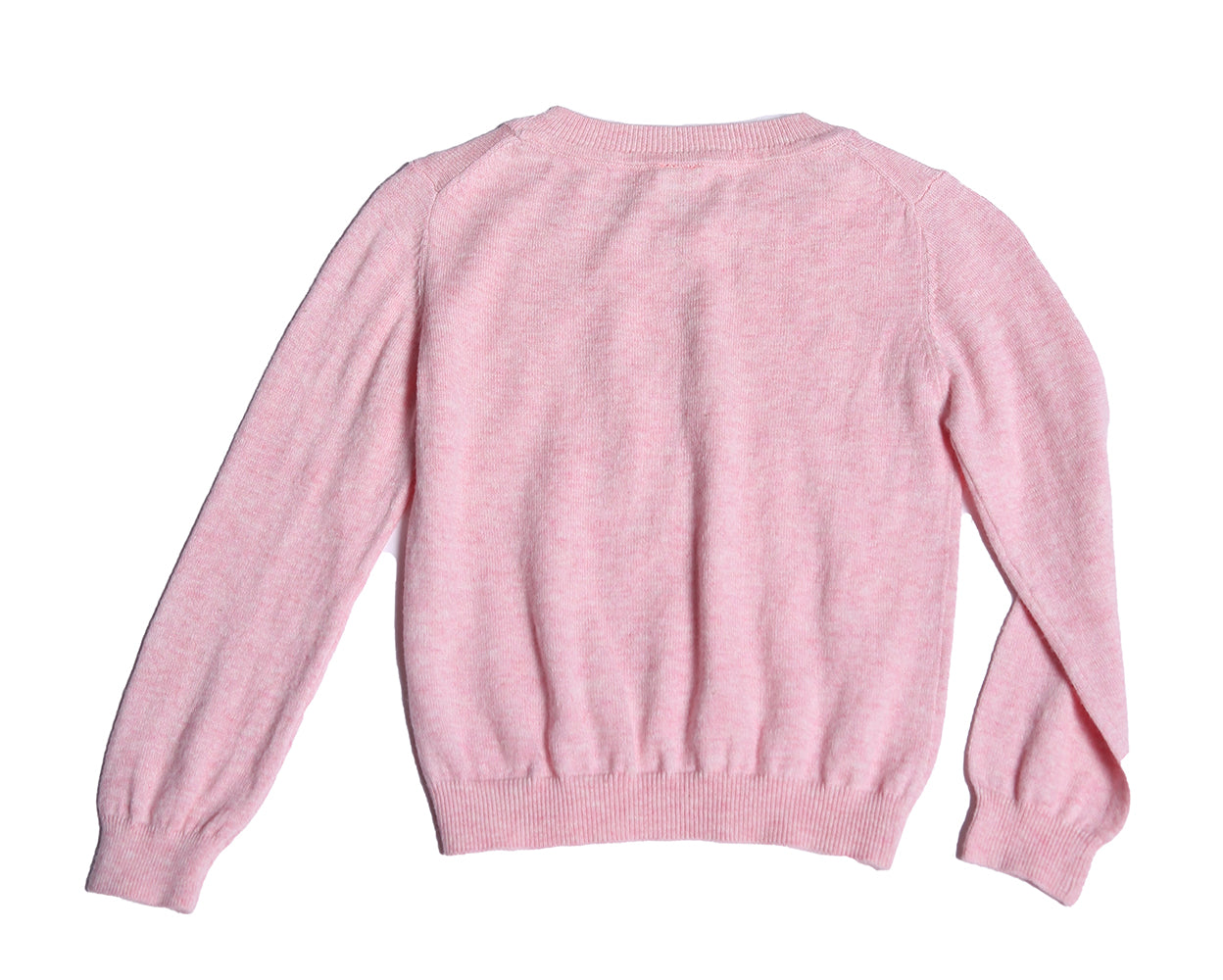 baby crew neck, foam, pink, long sleeve, yarn, knit