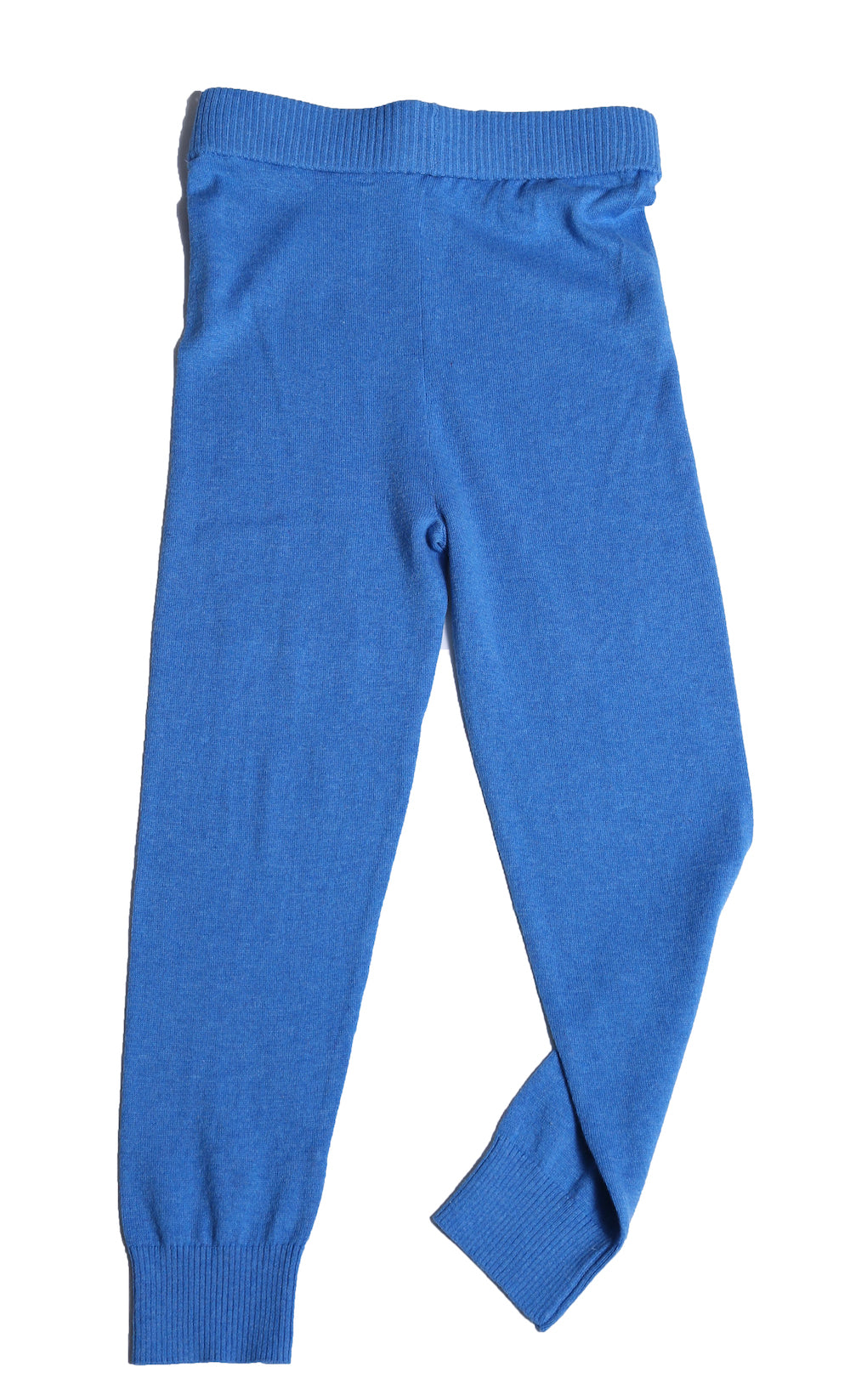 unisex, knit, kids, legging, loose fit, yarn, knit, soft, pajama, blue