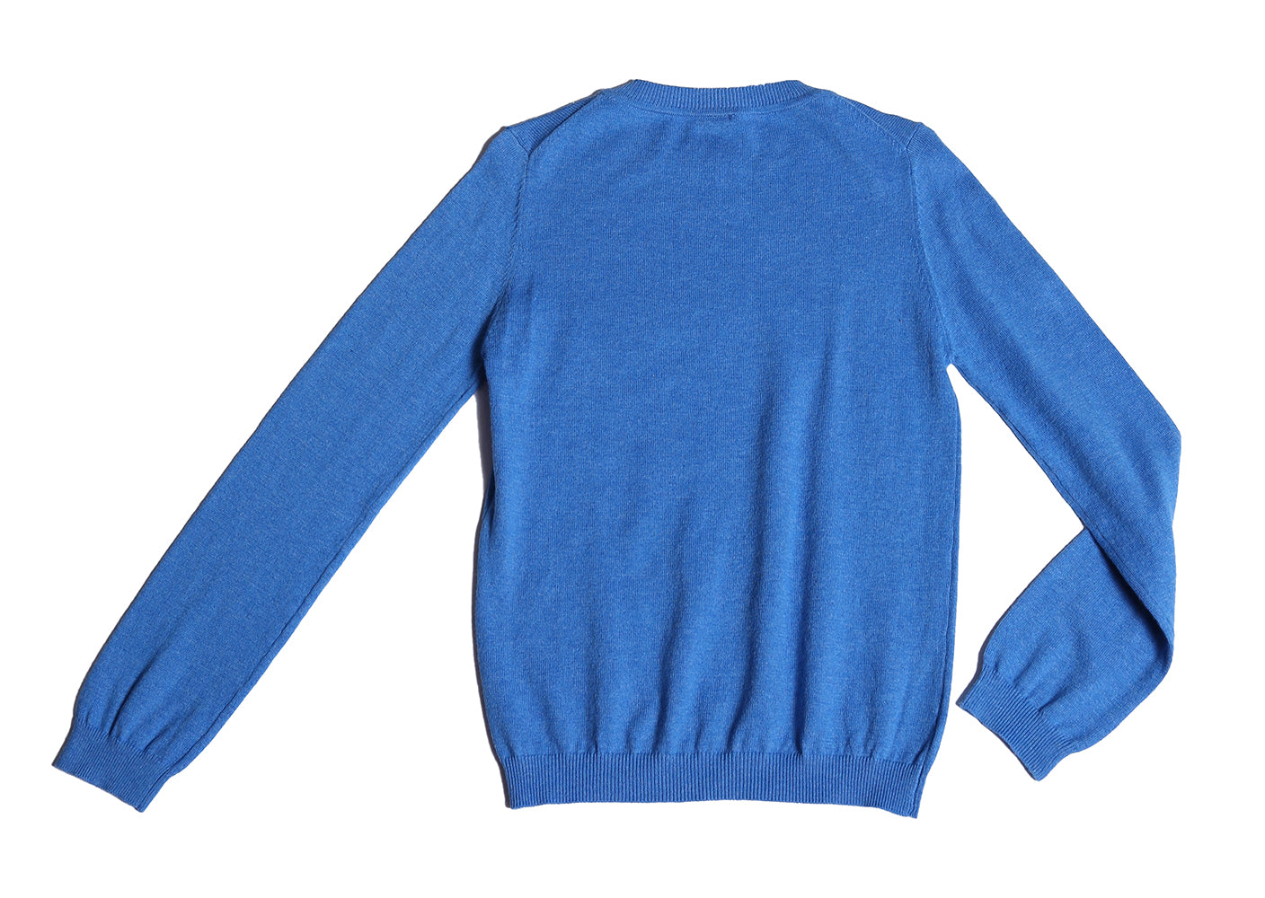 baby crew neck, foam, blue, long sleeve, yarn, knit