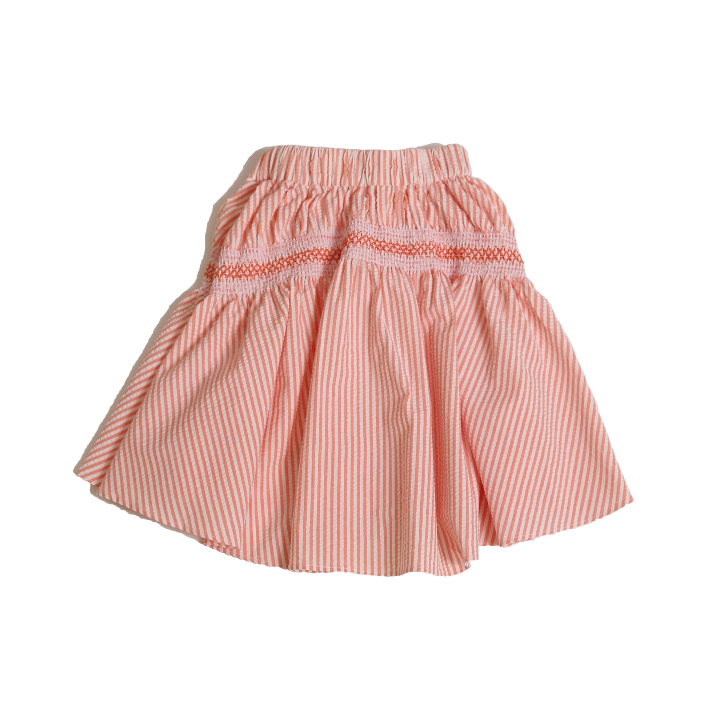 PIA DROPPED WAIST SMOCKED SKIRT