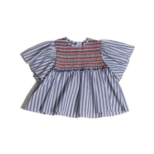 SOFIA SMOCKED BLOUSE