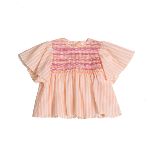 SOFIA SMOCKED BLOUSE