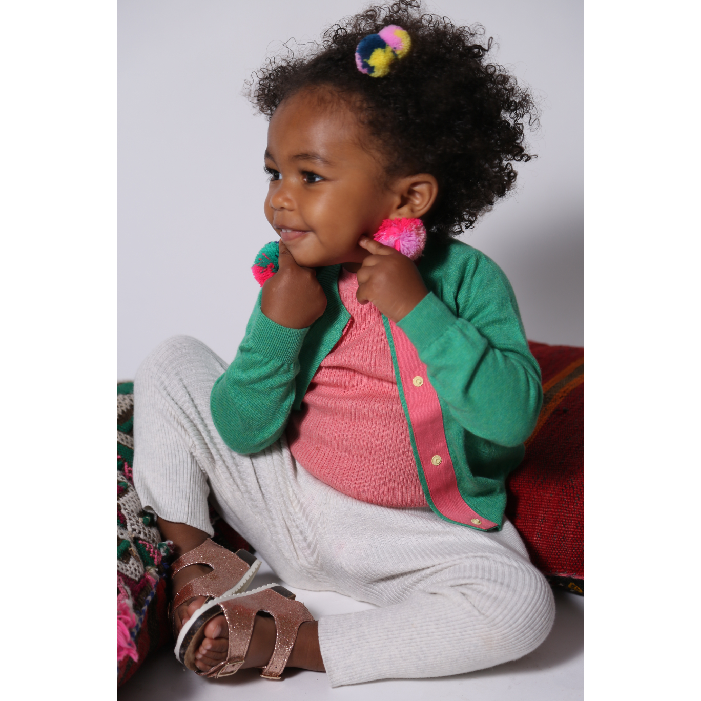 BABY CLASSIC CREW NECK CARDI