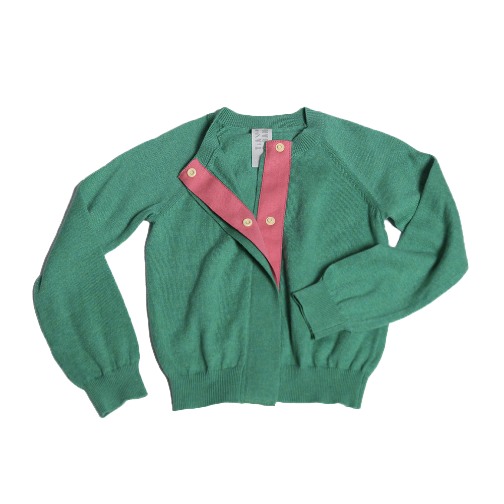 BABY CLASSIC CREW NECK CARDI